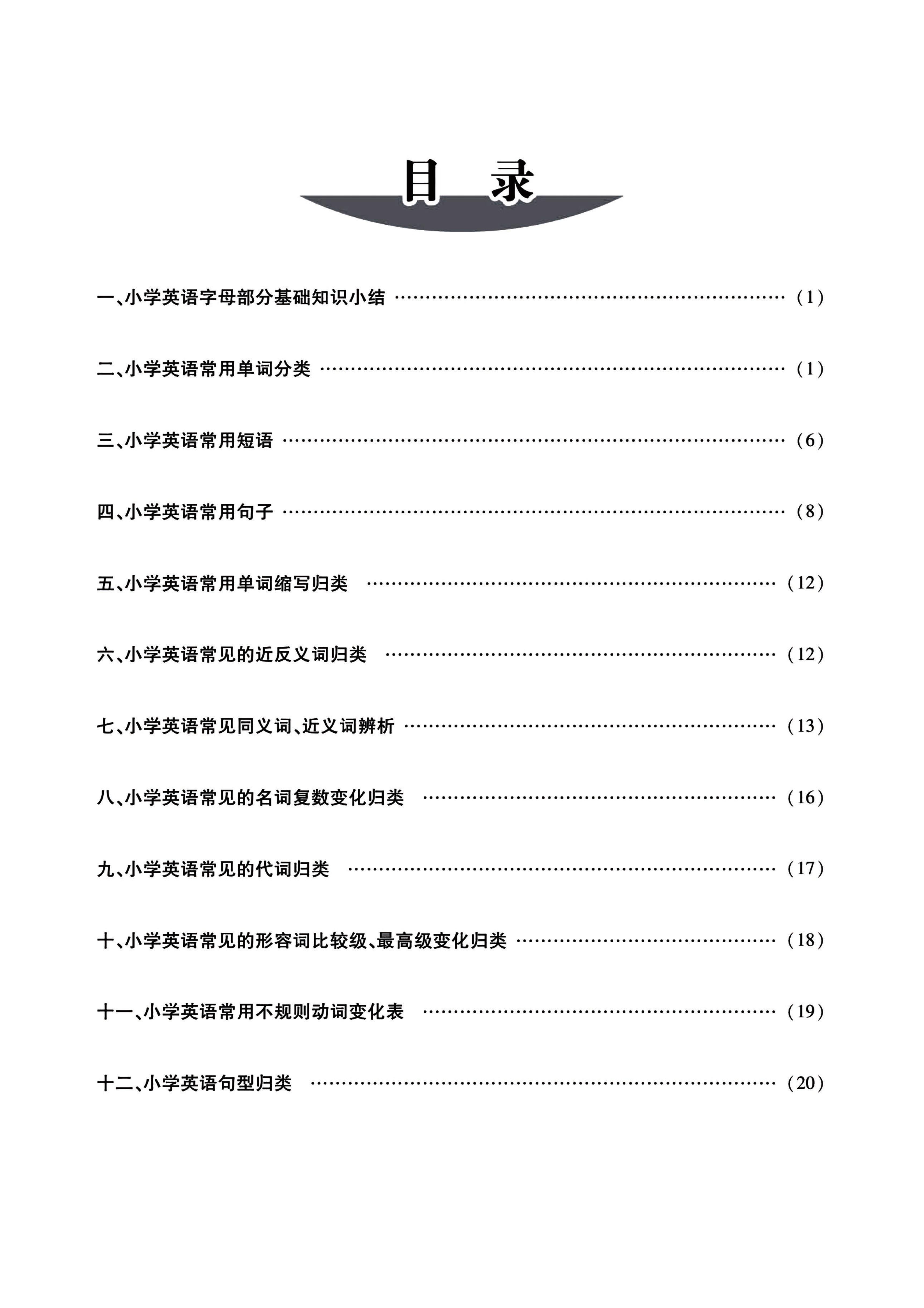 小升初必备系列)英语重难要点汇总手册-大象资料网